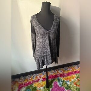 DKNY V-Neck Tunic Top